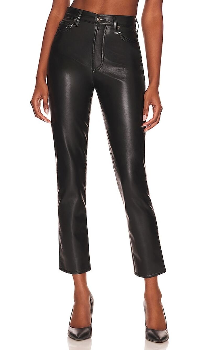 Agolde Recycled Black Riley Long Pants Size 26
